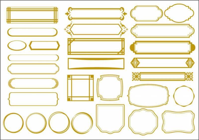 各种装饰框架