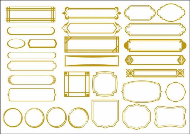 各种装饰框架
