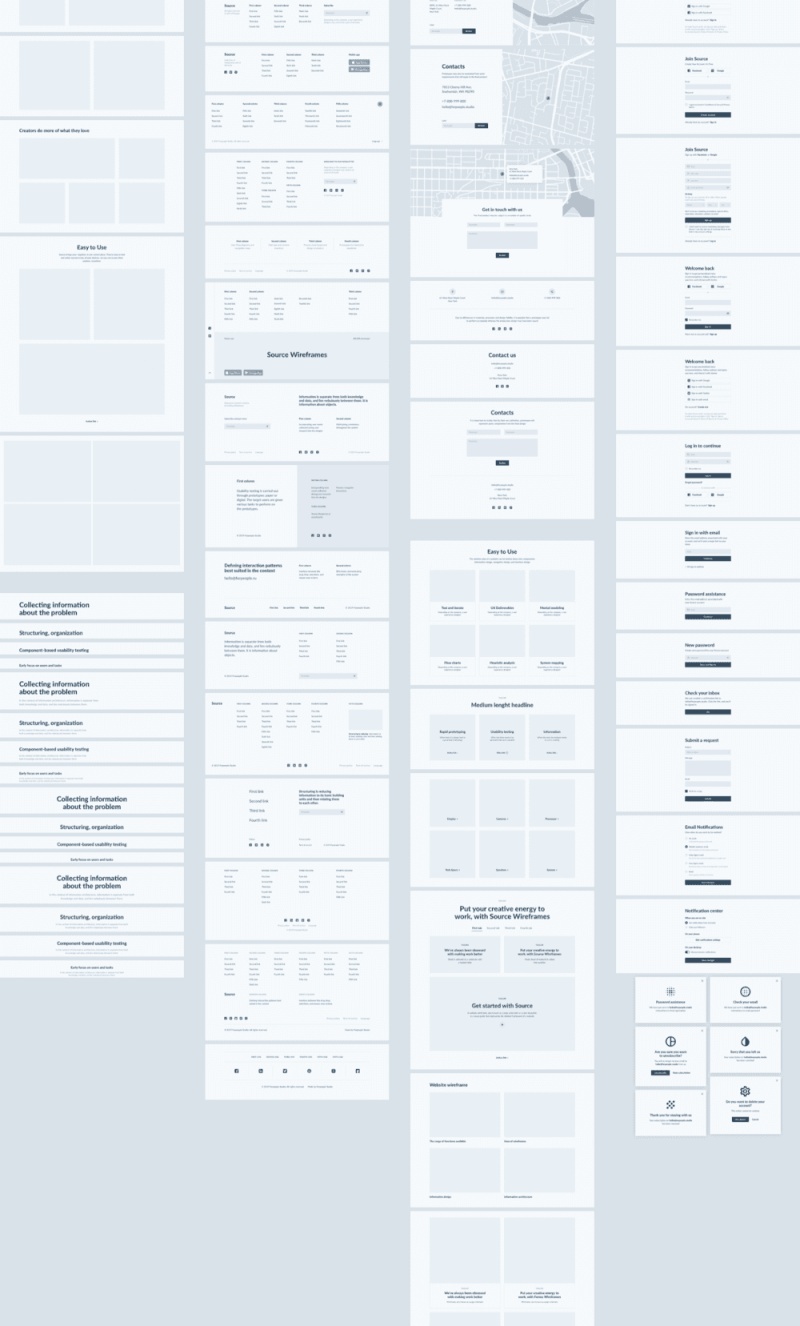 1000 +布局桌面和移动,来源线框套件 1000 +布局桌面和移动,来源线框套件