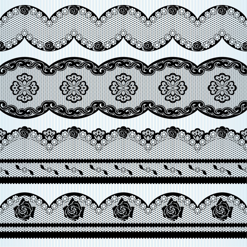 花边装饰和花卉图案25