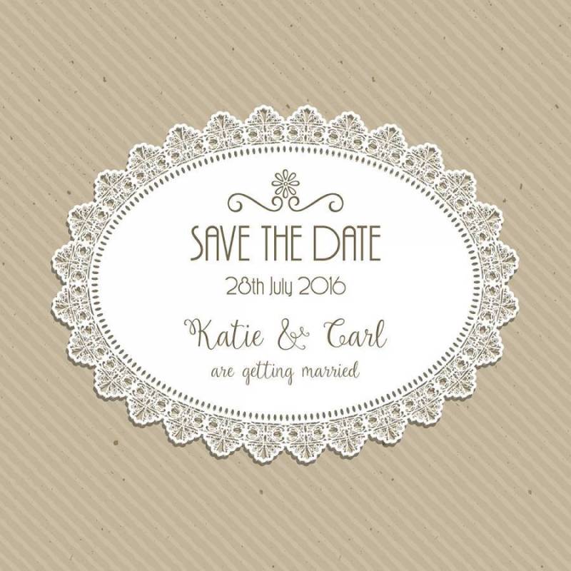 装饰保存日期邀请