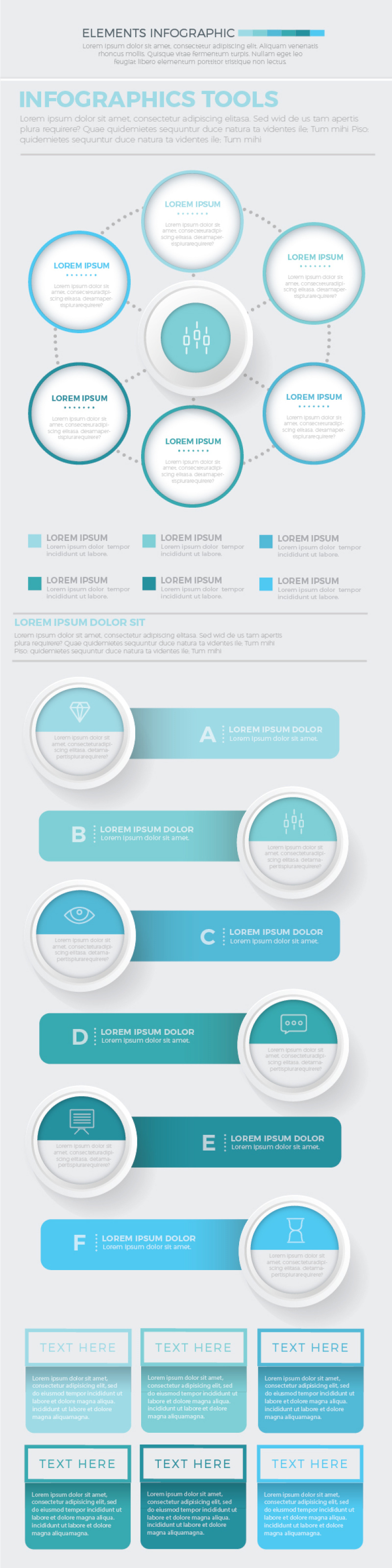 软蓝色信息图形集设计 soft blue infographic set design 软蓝色信息图形集设计 soft blue infographic set design