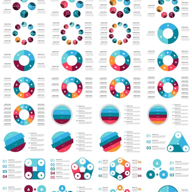 多彩循环图圆形信息图PPT模板素材Cycle Infographics 多彩循环图圆形信息图PPT模板素材Cycle Infographics