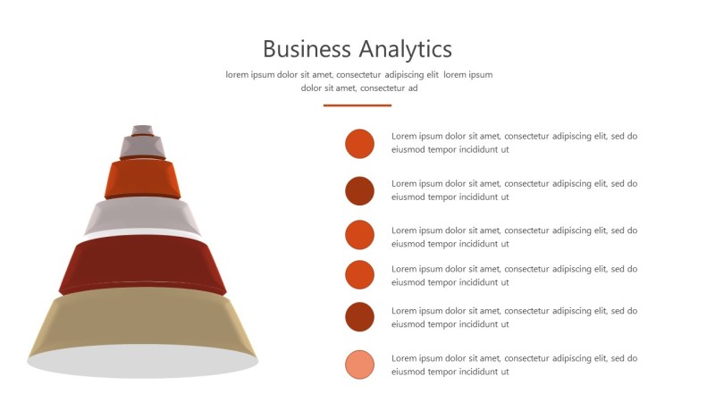 红橙色商务PPT图表-6