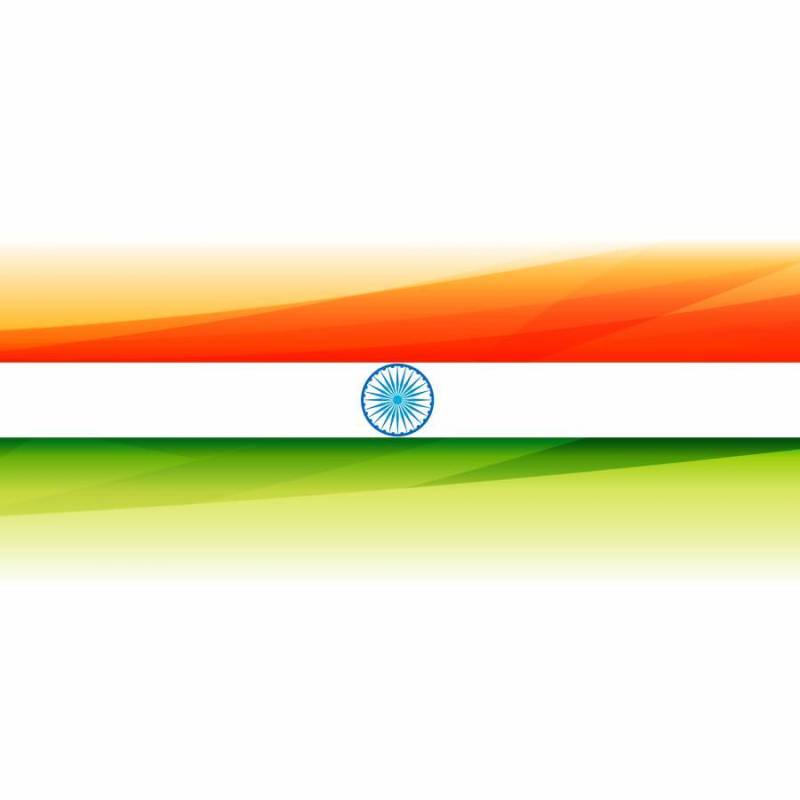 美丽的印度国旗背景矢量设计插画