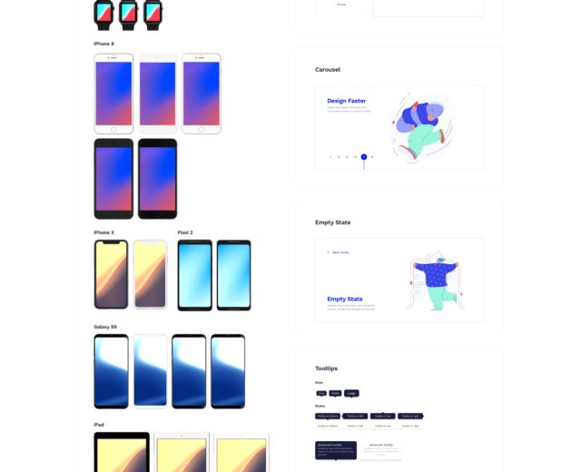 使用基于Sketch嵌套符号的符号设计系统2创建包含组件的Web设计