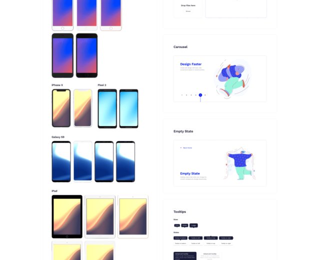 使用基于Sketch嵌套符号的符号设计系统2创建包含组件的Web设计