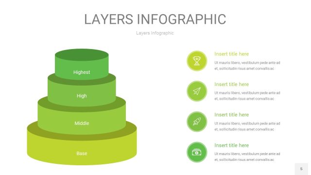 嫩绿色3D分层PPT信息图5 嫩绿色3D分层PPT信息图5
