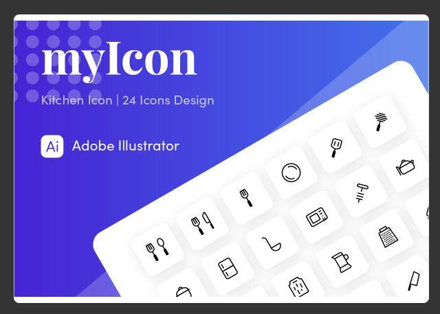 厨房图标素材Kitchen Icon myIcon