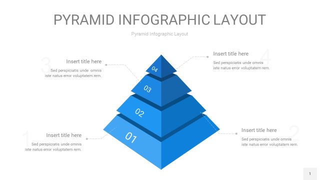 浅蓝色3D金字塔PPT信息图表1 浅蓝色3D金字塔PPT信息图表1