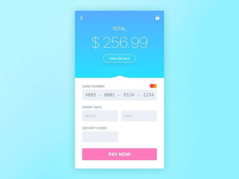 Bright Check Out Form