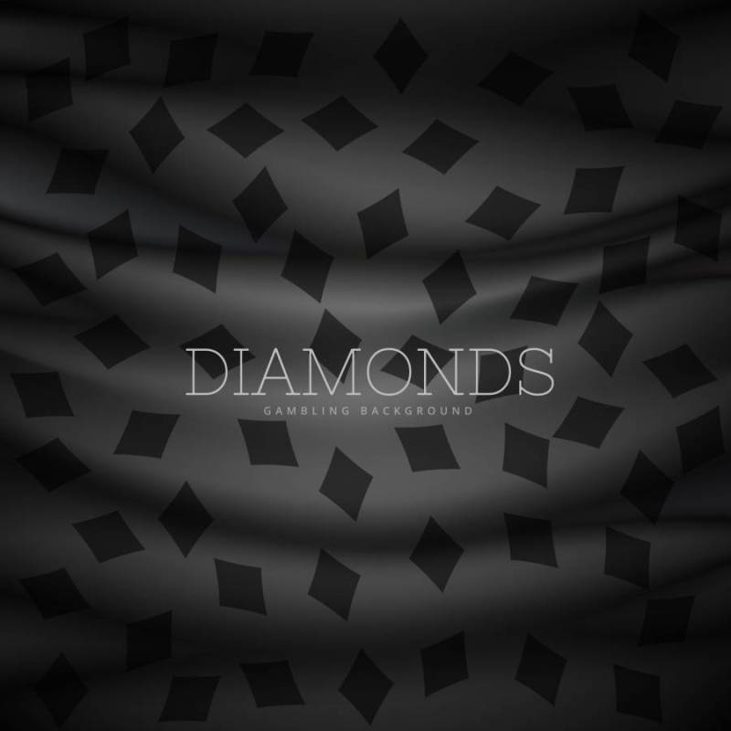钻石象征黑暗图案背景