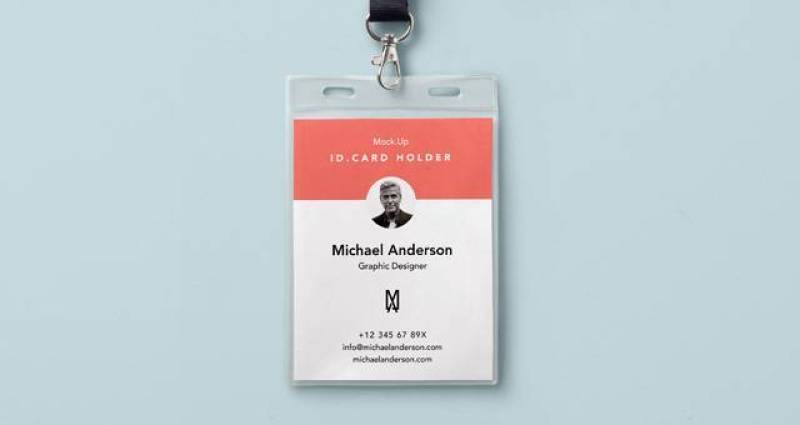 Psd身份证持有人模拟