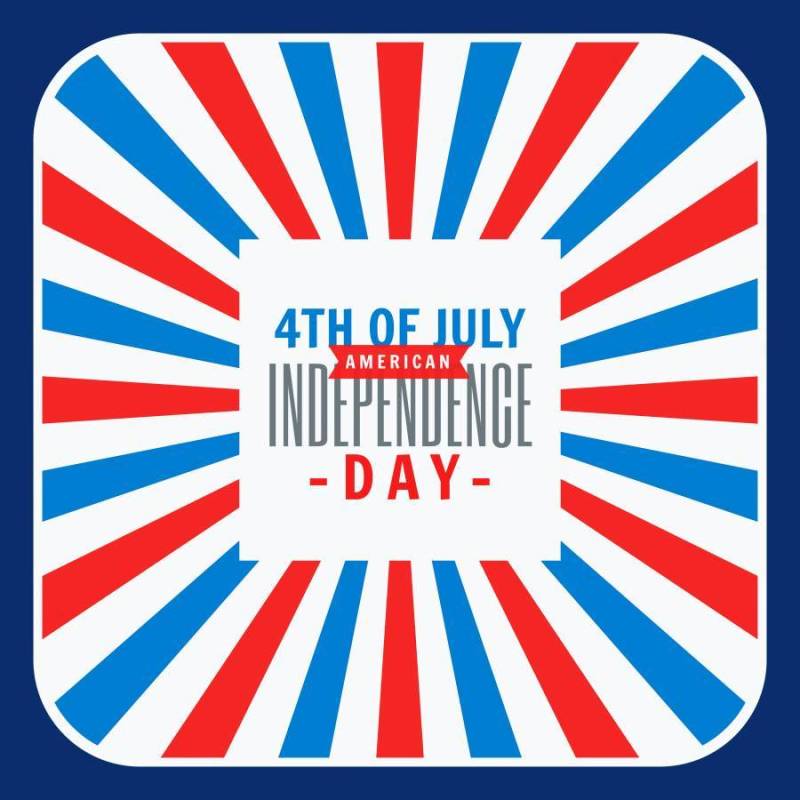 7月4日庆祝背景