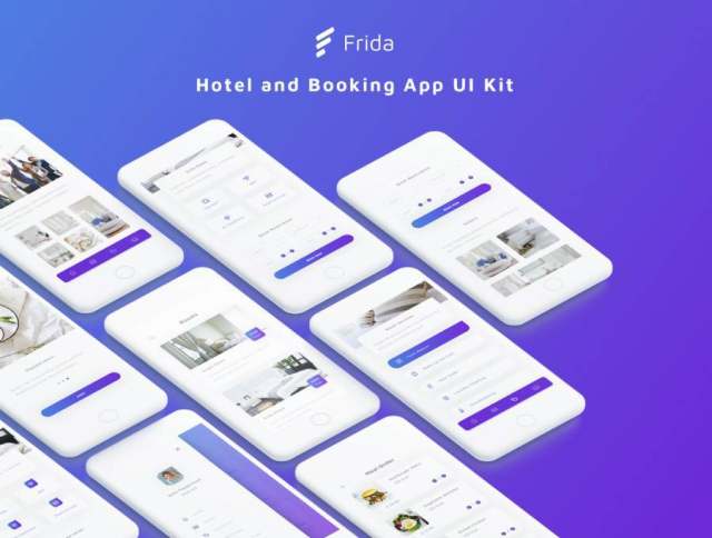 高品质酒店和预订应用UI工具包（含sketch源文件）