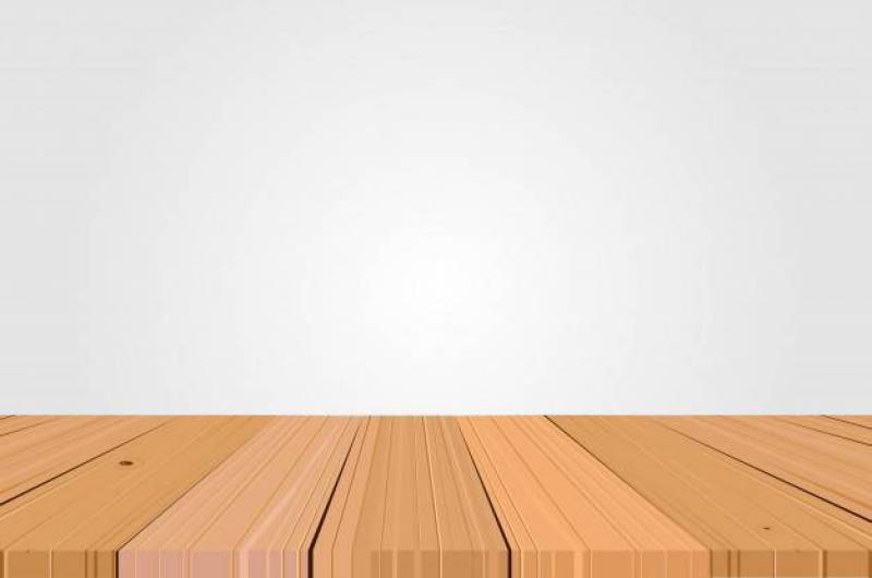 Vector wood table top on isolated background