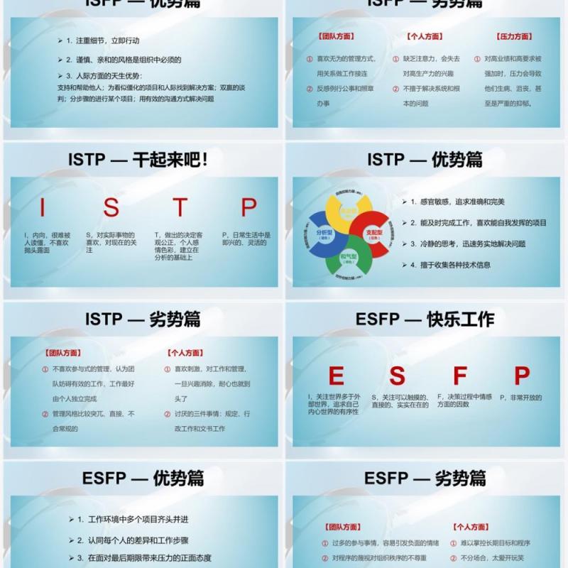 蓝色商务性格放大镜教育教学课件PPT模版