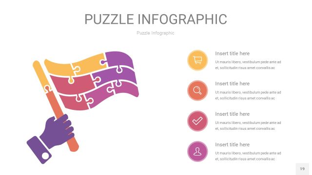 黄紫色拼图PPT图表19 黄紫色拼图PPT图表19