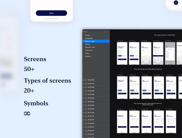 UI，交货，素描，药盒，Swify交付应用的iOS UI工具包