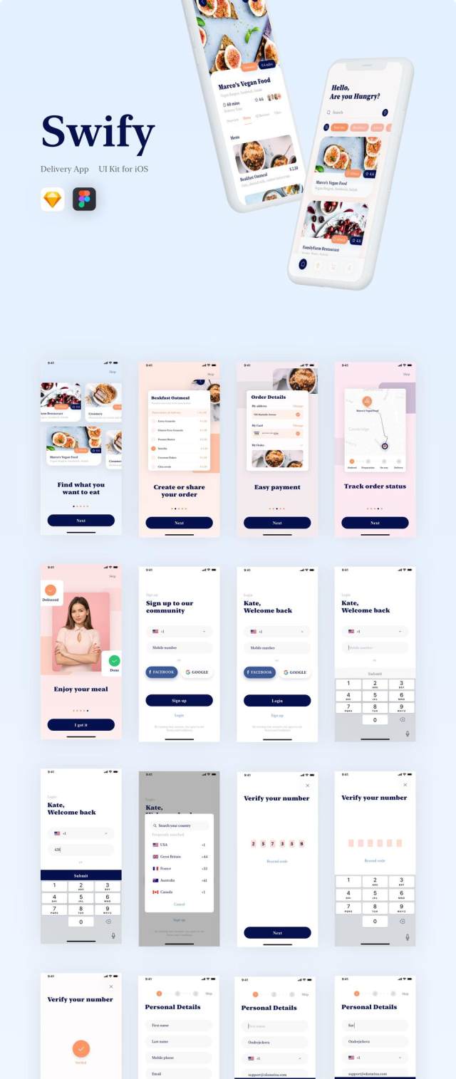 UI,交货,素描,药盒,Swify交付应用的iOS UI工具包 UI,交货,素描,药盒,Swify交付应用的iOS UI工具包