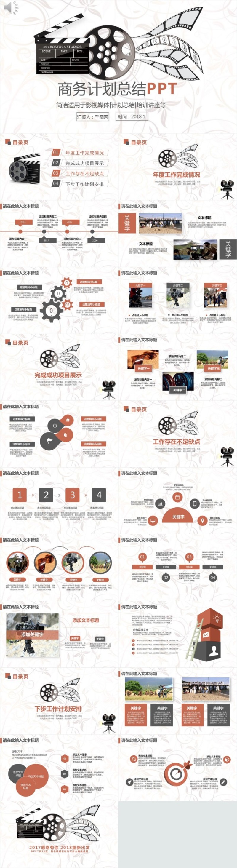 商务计划总结PPT
