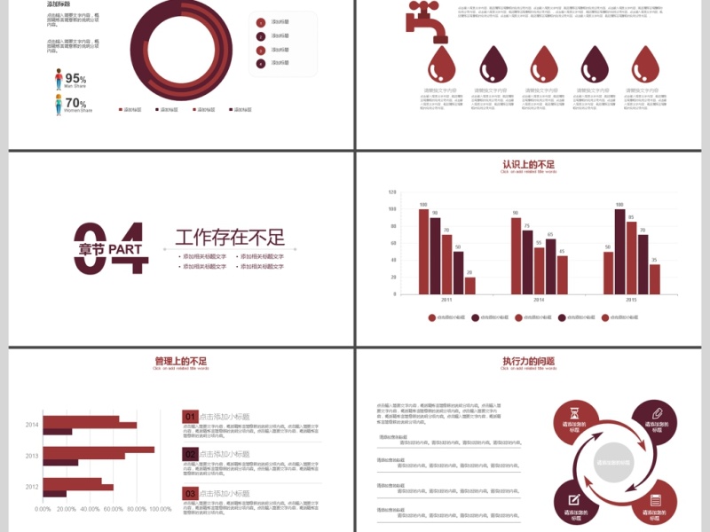 2017年互联网+大数据分析报告PPT模板