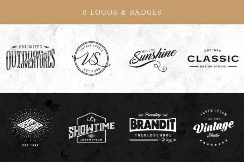 优雅的标志集合