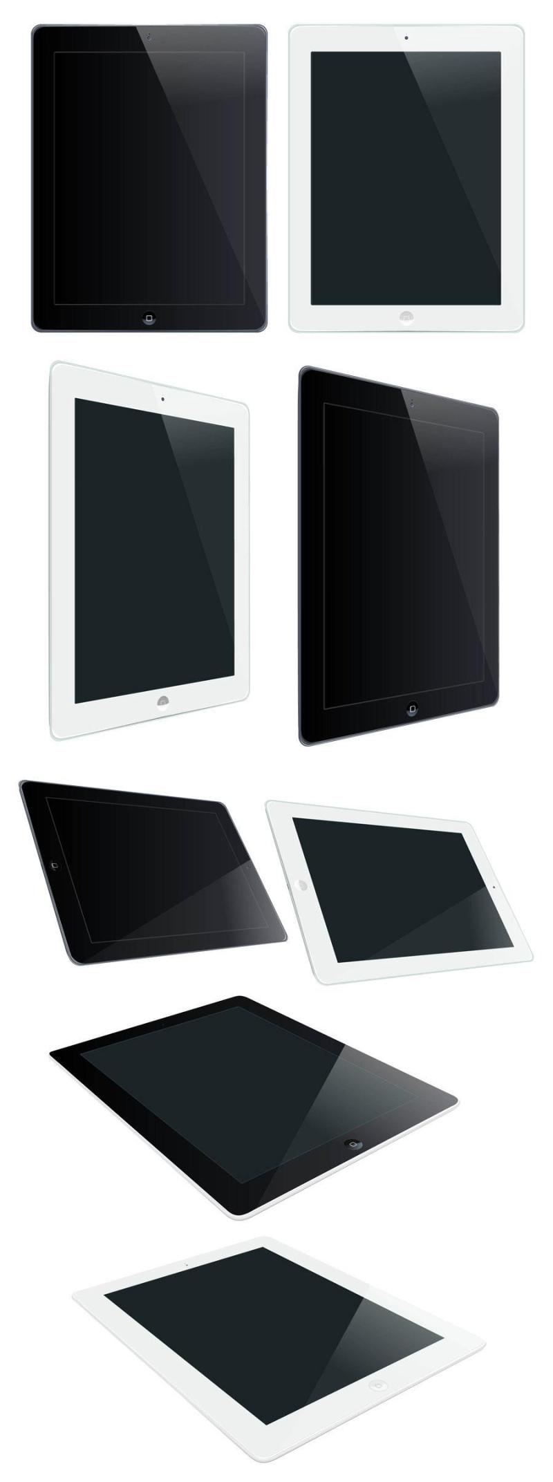 iPad模板—PSD分层素材