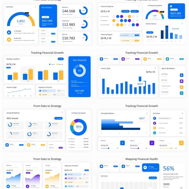 财务数据分析信息图PPT模板素材Financial Graph Powerpoint 财务数据分析信息图PPT模板素材Financial Graph Powerpoint