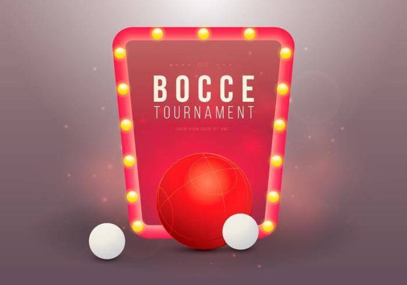 地掷球比赛例证