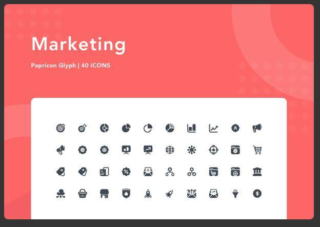 市场宣传图标素材Marketing-Papricon Glyph 市场宣传图标素材Marketing-Papricon Glyph