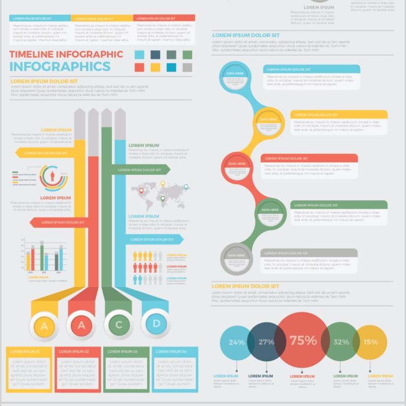 专业信息图表元素设计Big Pro Infographics Design