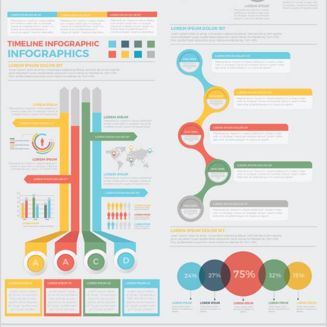 专业信息图表元素设计Big Pro Infographics Design