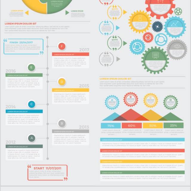 专业信息图表元素设计Big Pro Infographics Design