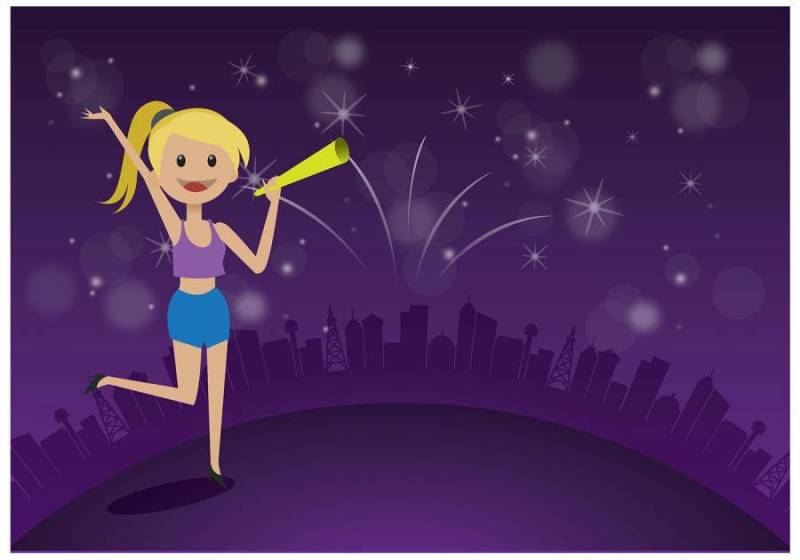  新年快乐背景矢量