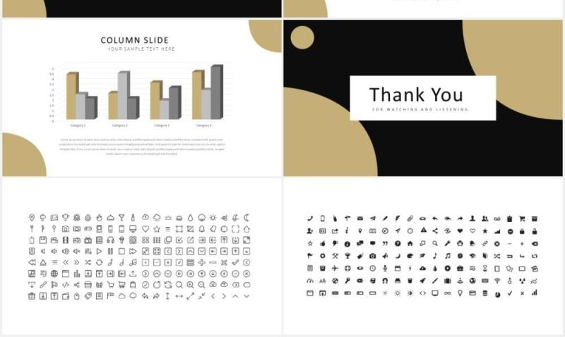 作品展示PPT模板Gixa - Powerpoint