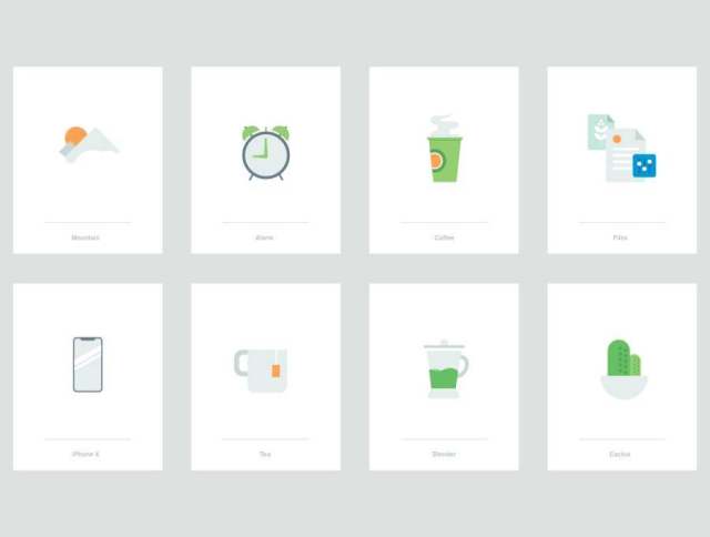 适用于iOS，Android，Web和Apps的图标和插图，Baun Easy Illustration
