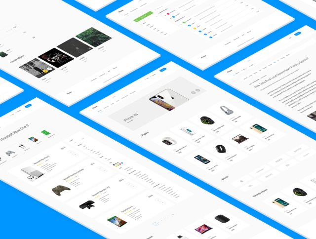 用于Sketch，Figma和Adobe XD的Web UI工具包，Phase UI Kit