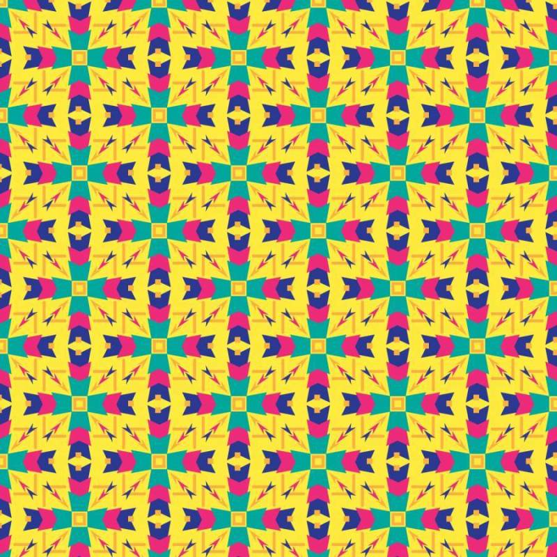 万花筒图案矢量