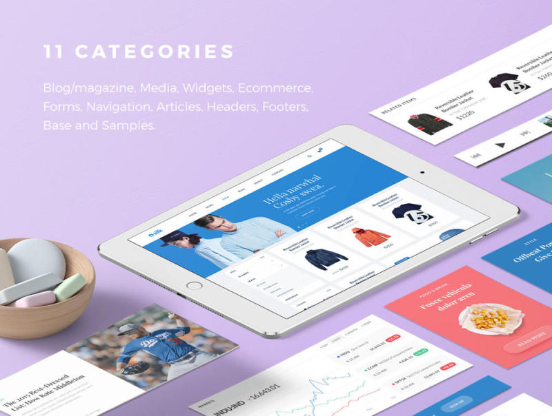 大型高品质和时尚的UI工具包,丝绸UI套件 大型高品质和时尚的UI工具包,丝绸UI套件