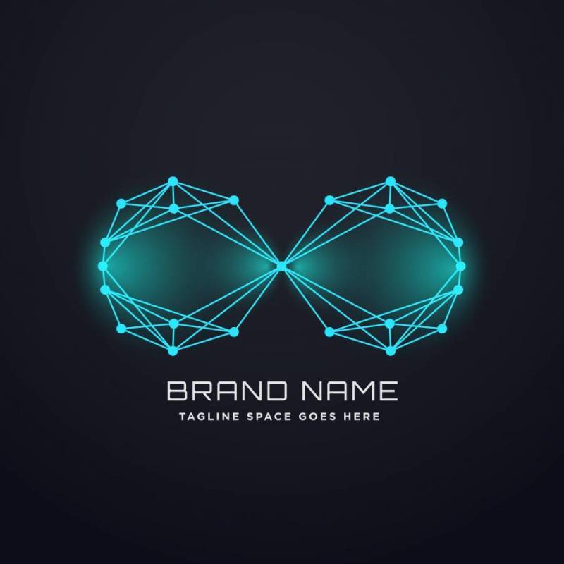 技术数字无限标志设计理念