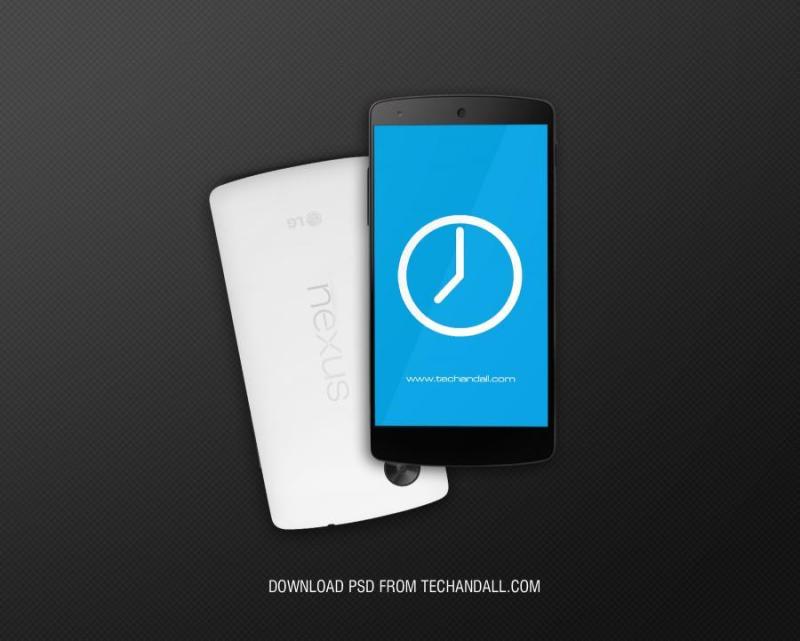谷歌Nexus5 PSD样机模板
