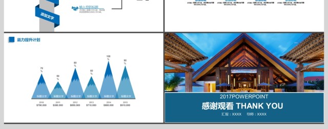 2017年都市酒店管理工作汇报PPT模板