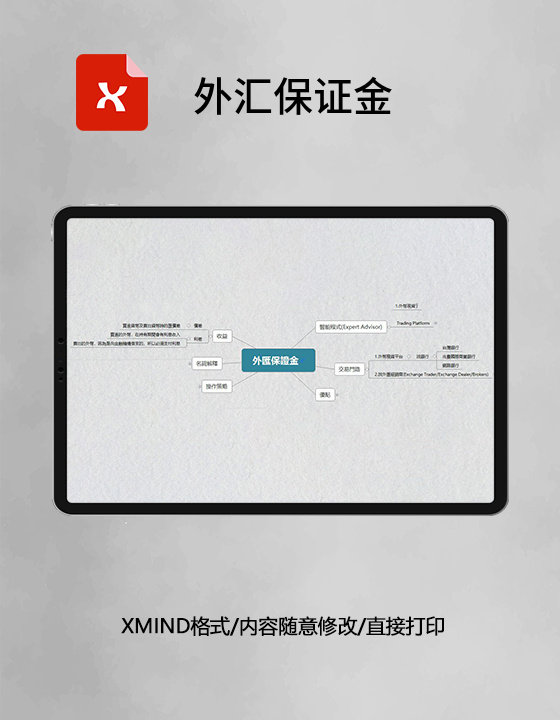 思维导图外汇保证金XMind模板 思维导图外汇保证金XMind模板