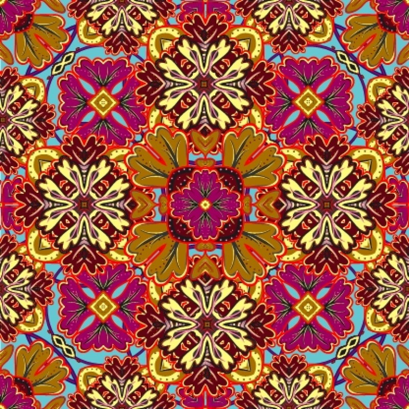 无缝图案彩色装饰矢量04