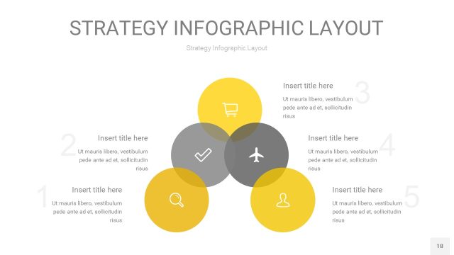 灰黄色战略计划统筹PPT信息图18