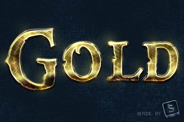 设计师BOZ-GOLD特效字体设计PSD分层 设计师BOZ-GOLD特效字体设计PSD分层
