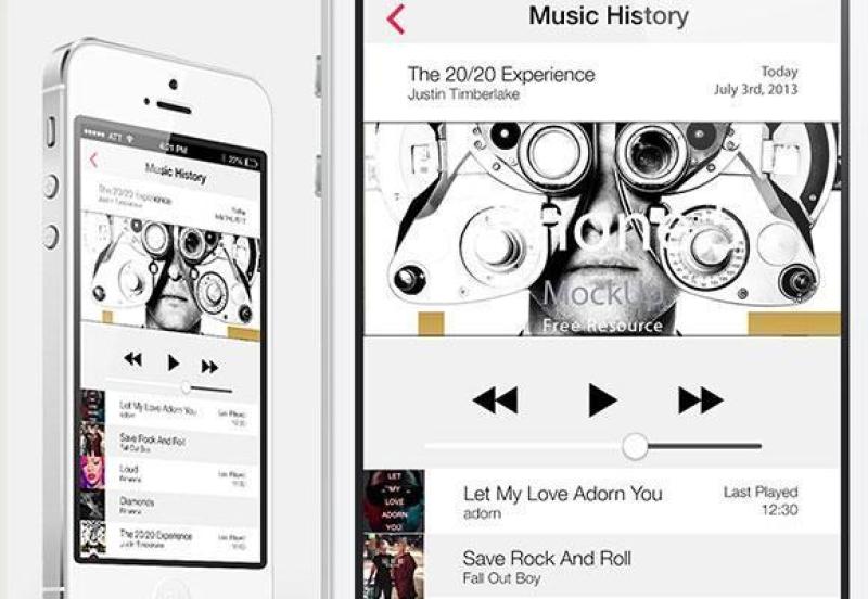 iOS7 音乐界面