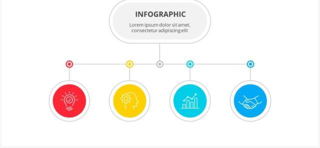 彩色流程图表关系结构图PPT素材Flow chart