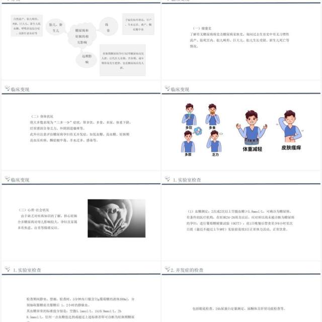 蓝色妊娠期糖尿病的护理查房PPT模板 蓝色妊娠期糖尿病的护理查房PPT模板